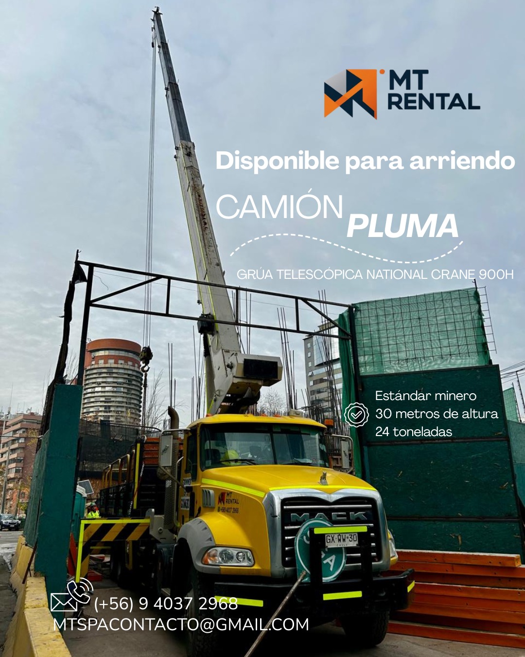 Operacion de camion pluma